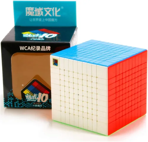 CuberSpeed Moyu MoFang JiaoShi Meilong 10x10 Cubo sin pegatinas MFJS MEILONG 10x10x10 Cubing Classroom Speed Cube
