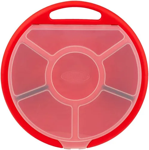 Bucket Boss - Organizador de piezas pequeñas para asiento de cubo, organización de cubos (10010), color rojo