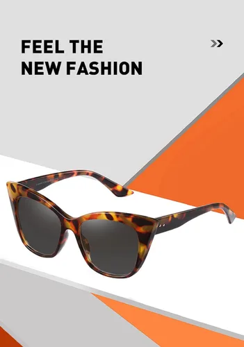 Vista 5 de CYLEN Cateye - Lentes de sol para mujer, protección UV 400, lentes de sol polarizados
