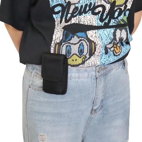 Vista 4 de Paquete de 2 fundas para medidor de glucosa en sangre con clip para cinturón y gancho para receptor Dexcom G7 Estuche para diabetes