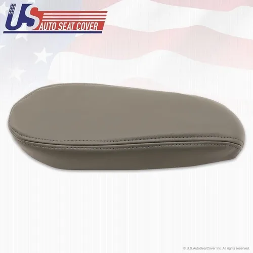 Vista 3 de 2002 a 2007 compatible con Ford F250 F350 Lariat cubierta de apoyabrazos Flint cuero gris