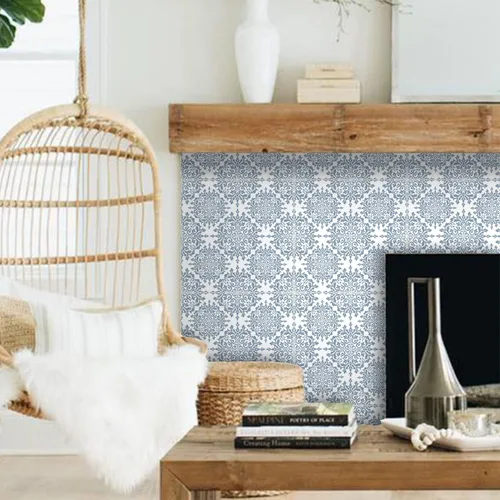 Vista 66 de Alwayspon Adhesivos de transferencia de azulejos de vinilo esmerilado para despegar y pegar, calcomanías autoadhesivas para azulejos de pared