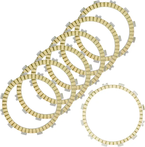 Vista 4 de Caltric Placas de fricción de embrague compatibles con Suzuki V-Strom 650 DL650 2004-2009 2011