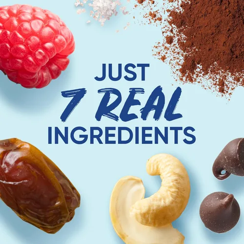 Vista 4 de Larabar Trufa de frambuesa y chocolate, barras de frutas y nueces, sin gluten y veganas, 9.6 onzas, 6