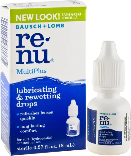 Vista 5 de Gotas para los ojos Renu, para el alivio del enrojecimiento y los ojos secos, lubricantes y rehumectantes