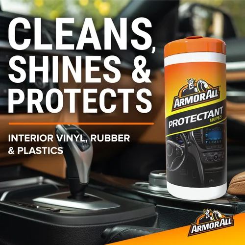 Vista 4 de Armor All Toallitas protectoras, de vidrio y de limpieza, toallitas para interior de coche y exterior de coche, 30 unidades cada una (paquete de 3)