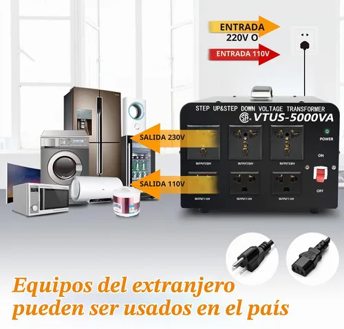 Vista 4 de Cantonape Convertidor de transformador de voltaje 1000 vatios paso arriba