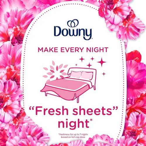 Vista 9 de Downy Líquido suavizante de telas, aroma fresco de abril, 111 onzas líquidas, 150 cargas