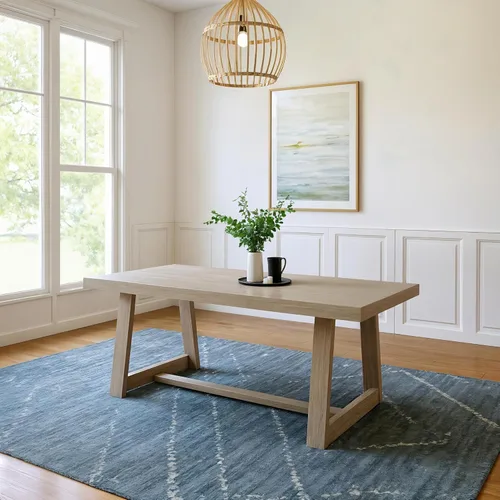 Vista 17 de Plank+Beam Banco de Comedor Estilo Granja de 60 Pulgadas, Banco de Entrada de Madera Maciza, Banco de Madera para Exteriores, Asiento de Comedor