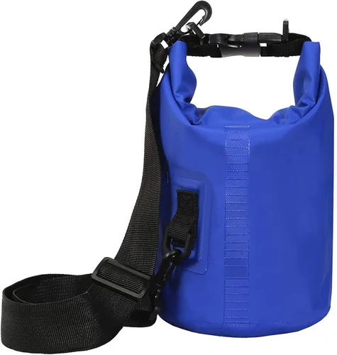 Vista 29 de 2L/3L/5L/10L/15L/20L/30L 500D Lona resistente PVC impermeable bolsa seca saco para kayak/canoa/pesca/rafting/natación/campamento/snowboard