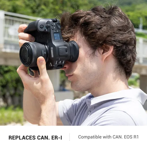 Vista 2 de Ocular extendido EOS R1 Eyecup Eyecup, visor de cámara de silicona suave, protector de cubierta de sombra de ojos diseñado especialmente para Canon