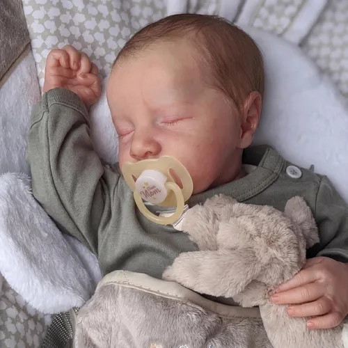 JIZHI Reborn Baby Dolls Boy - Muñeca de bebé recién nacida realista de 20 pulgadas con cuerpo posable, muñecas de bebé de la vida real con