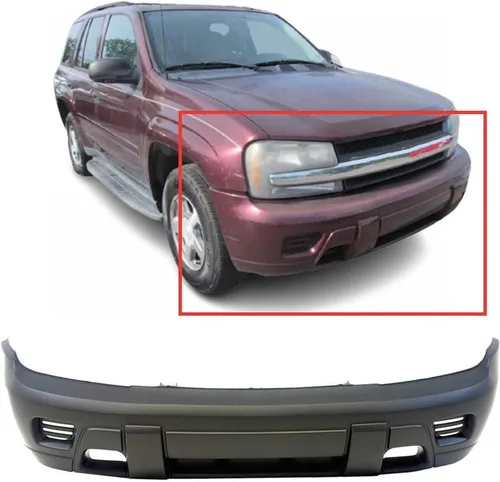 Vista 2 de FitParts Compatible con Cobertura de Parachoques Delantero 2002 2003 2004 2005 2006 2007 2008 2009 Chevy Chevrolet Trailblazer LS LT EXT Sport.