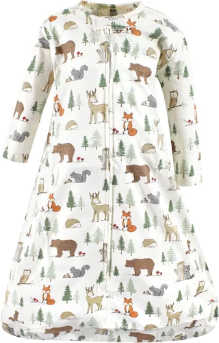 Vista 52 de Hudson Baby Saco de dormir unisex de algodón de manga larga para bebé