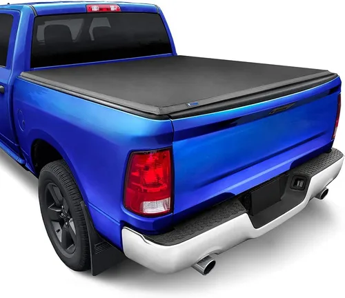 Vista 26 de Tyger Auto T1 Cubierta suave enrollable para caja de camioneta compatible con Dodge Ram 1500 2009-2018 y Classic 2019-2025, caja de 5 pies 7