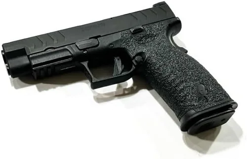 Vista 4 de Handleitgrips Cinta de agarre para pistola compatible con Springfield XDM Elite tamaño completo 0.394 in/45 ACP - Cinta de agarre de goma