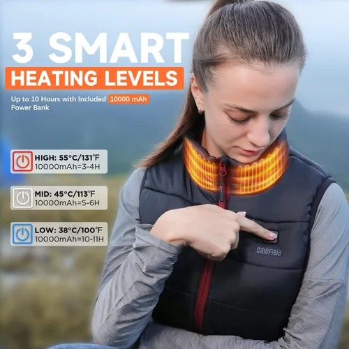 Vista 2 de Carofield Heated Jackets for Women, 2022 Lightweight Heating Heated Jackets for Women with Battery Pack