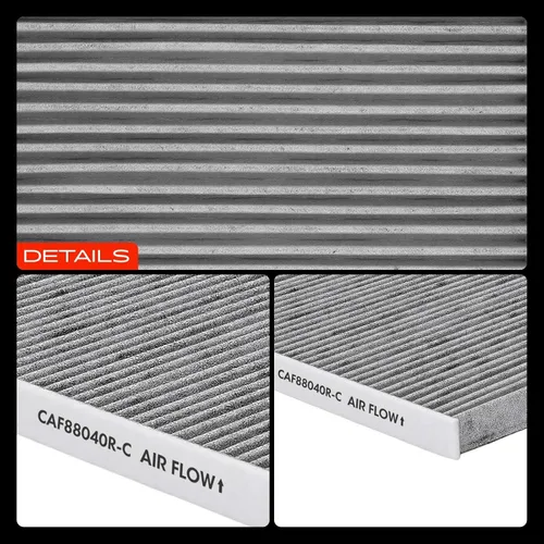 Vista 8 de A-Premium Filtro de aire de cabina con carbón activado compatible con Buick LeSabre y Cadillac DeVille, DTS y Oldsmobile Aurora y Pontiac