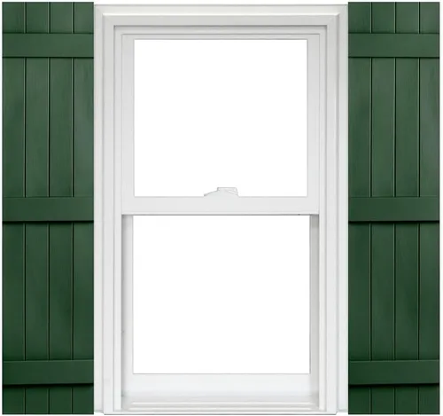 Vista 10 de Polaris Homeside 4 Board and Batten Joined Vinyl Shutters - 1 par de persianas de vinilo de 14-1/2 pulgadas x 31 pulgadas - 022 Chocolate