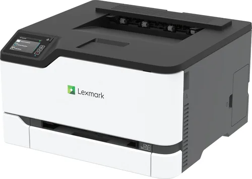 Vista 3 de Lexmark Impresora láser a color CS431dw con pantalla táctil interactiva, seguridad de espectro completo y velocidad de impresión de hasta 26 ppm