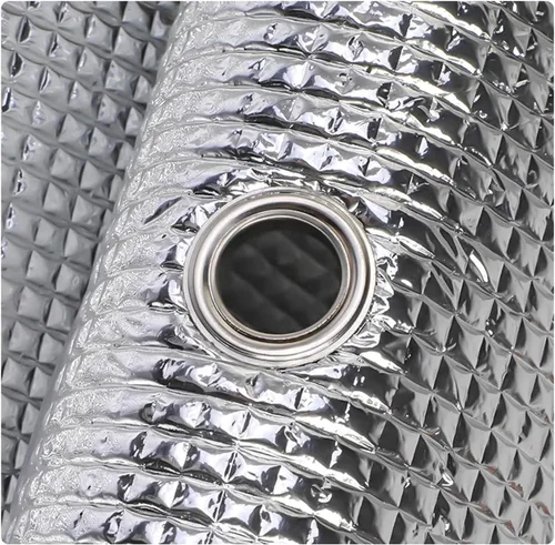 Vista 4 de Película reflectante de privacidad para ventana con bloqueo solar, película de aislamiento térmico de papel de aluminio, control de calor, tinte