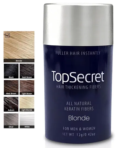 Vista 26 de Top Secret Aplicador de fibras de construcción para engrosar el cabello incluido, relleno de cabello natural e indetectable para hombres y mujeres