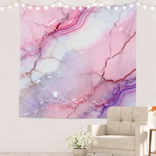 Vista 53 de Batmerry Maritime Ocean Tapestry, Anchors Wave Nautical Wall Art Hanging Decoration Polyester Fiber White Ruffled Around For Dorm Room Bedroom
