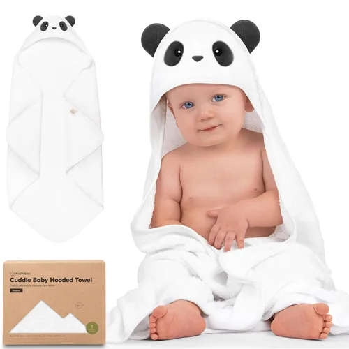 Vista 47 de KeaBabies Toalla de bebé con capucha para recién nacido - Viscosa derivada de bambú, toallas de baño grandes para bebé con capucha para niños
