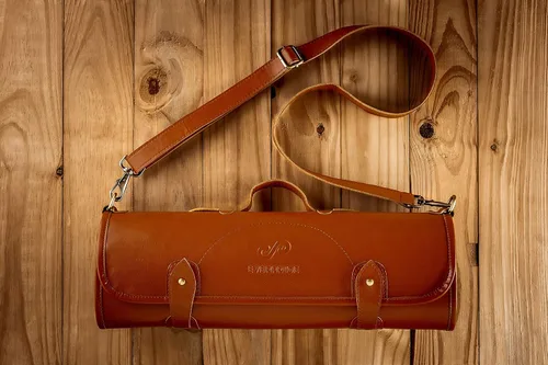 Vista 6 de EVERPRIDE Bolsa enrollable para cuchillos de chef, bolsa duradera para cuchillos de chef, práctica funda con capacidad para 10 cuchillos de hasta 18