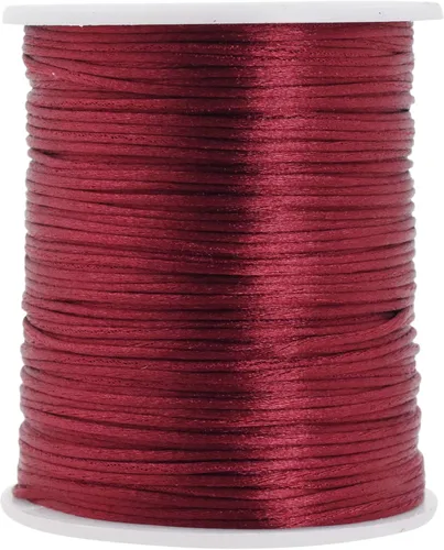 Vista 19 de Mandala Crafts Cordón de nailon satinado de 1/64 pulgadas (0.024 in), 100 yardas para pulseras, collares, joyas y adornos de macramé