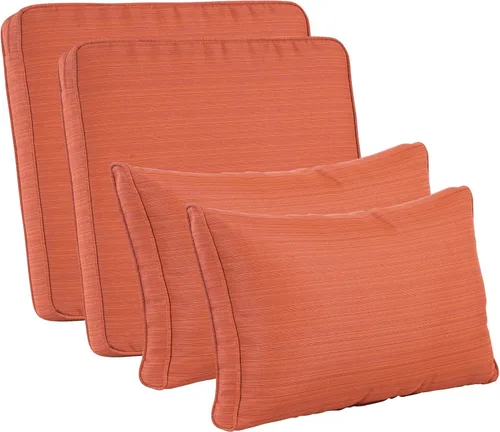 Vista 18 de ovios Fundas de cojín de patio, funda de cojín impermeable para muebles de exterior, sofá, sofá otomano, funda de cojín con cremallera