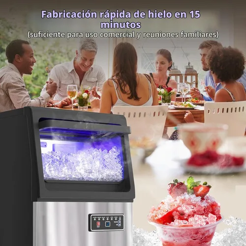 Vista 5 de Máquina de hielo masticable suave de la pelotilla del fabricante 80LB/24H