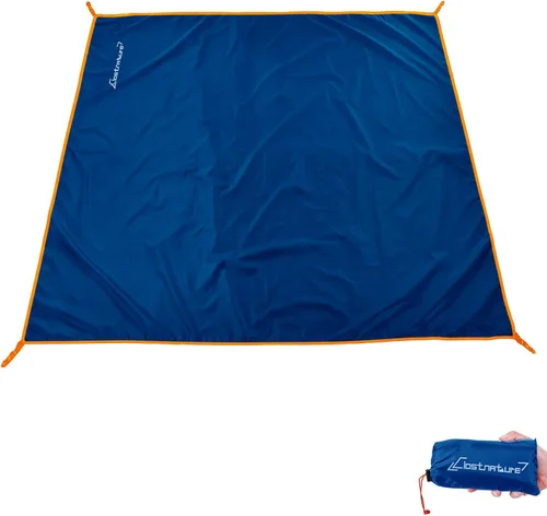 Vista 18 de Clostnature Huella de Tienda de Campaña - Lona Impermeable para Camping, Protector de Suelo de Tienda Resistente, Alfombrilla Ultraligera