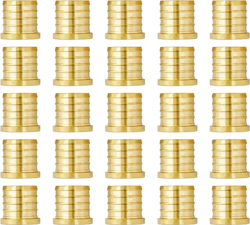 Vista 31 de SUNGATOR Paquete de 50 accesorios Pex de 1/2" en T, accesorios Pex de 1/2 pulgada en T, sin plomo, de latón, certificados NSF