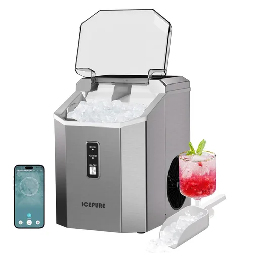 Vista 11 de ICEPURE Máquina de hielo debajo del mostrador de 15 pulgadas con bomba