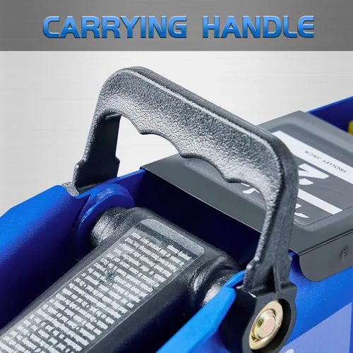 Vista 6 de Tonda gato de piso hidráulico, gato portátil para auto, capacidad de 2 toneladas (3,800 lb), azul