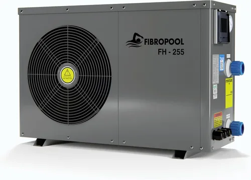 FibroPool Bomba de calor para piscina – FH255 55,000 BTU – para piscinas y spas por encima y en el suelo – Alta eficiencia, todo calentador