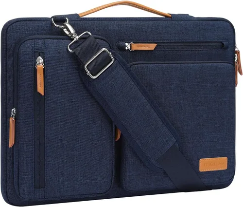 Vista 19 de MOSISO Bolsa de hombro protectora 360 para laptop, bolsa de computadora de 13-13.3 pulgadas compatible con MacBook, HP, Dell, Lenovo, Asus, bolsa