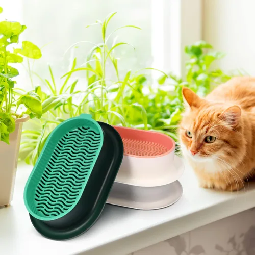 Vista 4 de Kit de cultivo de hierba para gatos, maceta hidropónica, bandeja hidropónica, kit de jardín, caja de plantación para interiores, 3 piezas