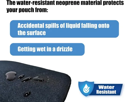 Vista 6 de Tainada Funda Estuche Bolsa de Neopreno para Teléfono para Hombres y Mujeres con Correa Cruzada/Cordón para el Cuello para iPhone 17/16/15 Pro Max