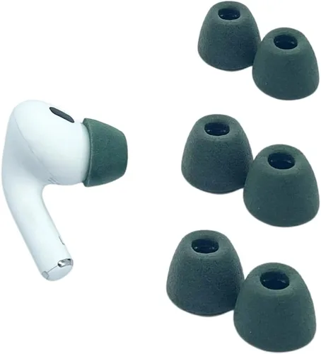 Vista 28 de Almohadillas de espuma viscoelástica Comply de repuesto para auriculares Apple AirPods Pro 1 y 2 Comodidad máxima, ajuste seguro, aislamiento
