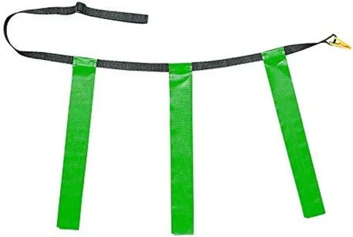 Vista 6 de Champion Sports Quick Release Flag Football Set – Durable Belt, 3 Detachable Flags & Adjustable Fit (25”-50”)