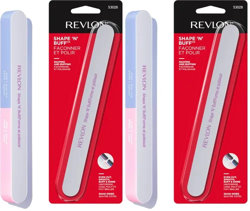 Vista 9 de Revlon Shape 'N' Buff - Bloque pulidor de uñas, herramienta de manicura todo en uno para dar forma y brillo a las uñas naturales, 1 unidad