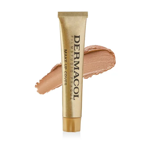 Vista 2 de Dermacol - Base de cobertura completa, base líquida mate de maquillaje con SPF 30, base impermeable para piel grasa, acné y bolsas debajo
