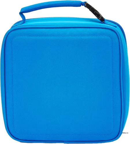 Vista 5 de Bolsa de almuerzo LEGO, duradera y aislada, con bolsillo de malla y compartimento con cremallera, perfecta para comidas sobre la marcha, negra