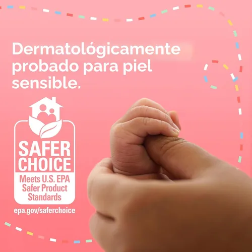 Vista 6 de Dreft Stage 1: Detergente líquido para bebés recién nacidos, suave para pieles sensibles, compatible con HE, 114 cargas