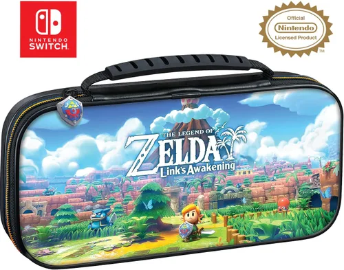 Vista 2 de Game Traveler Zelda Nintendo Switch Case - Switch Carry Case for Switch OLED Switch and Switch Lite Hard Portable Travel Case Adjustable Viewing