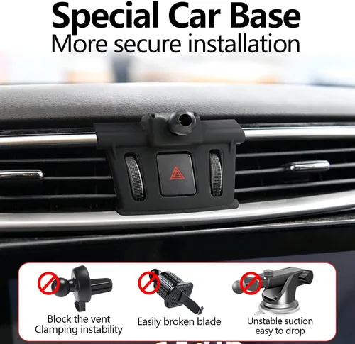 Vista 2 de Soporte para teléfono de coche para Nissan Murano 2015 2016 2017 2018 2019 2020 2021 2022 2023 2024 Accesorios para automóviles Decoración