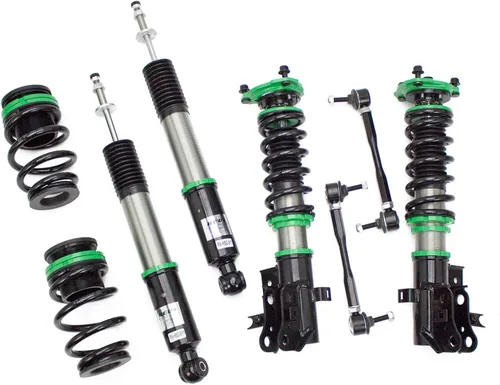 Vista 11 de Rev9 R9-HS2-013_2 Kit de Bajada de Suspensión en Espiral Hyper-Street II, Amortiguador Mono-Tubo con Ajuste de Rebote de 32 Clicks, Ajustable