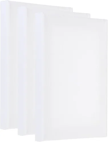 Vista 13 de PATIKIL Paneles de lienzos de pintura para pintura, paquete de 3 paneles cuadrados de madera de 4 x 4 pulgadas, paneles de arte en blanco estirados